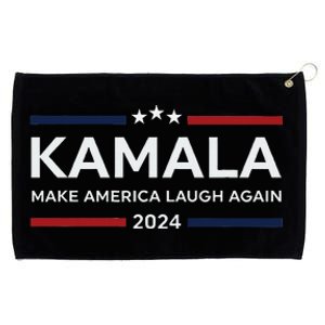 Make America Laugh Again American Flag 2024 Grommeted Golf Towel