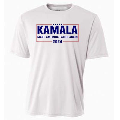 Make America Laugh Again American Flag Kamala 2024 Cooling Performance Crew T-Shirt