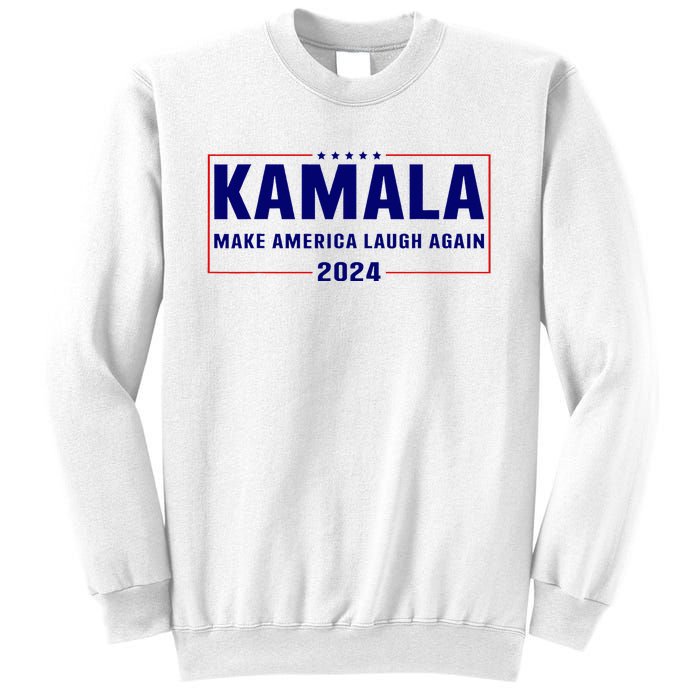 Make America Laugh Again American Flag Kamala 2024 Sweatshirt