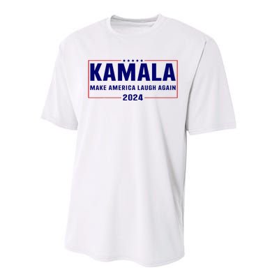 Make America Laugh Again American Flag Kamala 2024 Performance Sprint T-Shirt