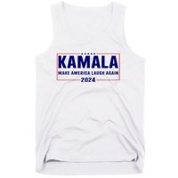 Make America Laugh Again American Flag Kamala 2024 Tank Top