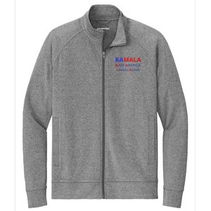 Make America Laugh Again Kamala Harris 2024 Stretch Full-Zip Cadet Jacket