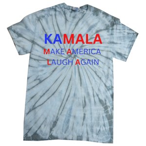 Make America Laugh Again Kamala Harris 2024 Tie-Dye T-Shirt