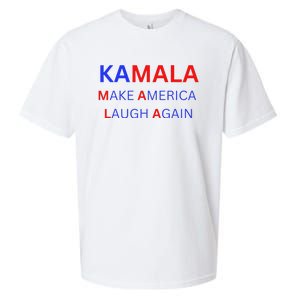 Make America Laugh Again Kamala Harris 2024 Sueded Cloud Jersey T-Shirt