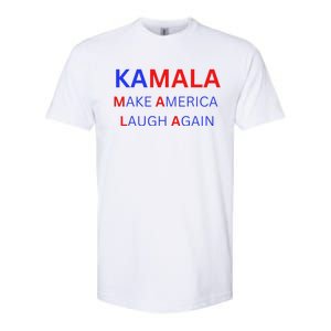 Make America Laugh Again Kamala Harris 2024 Softstyle CVC T-Shirt