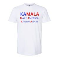 Make America Laugh Again Kamala Harris 2024 Softstyle CVC T-Shirt