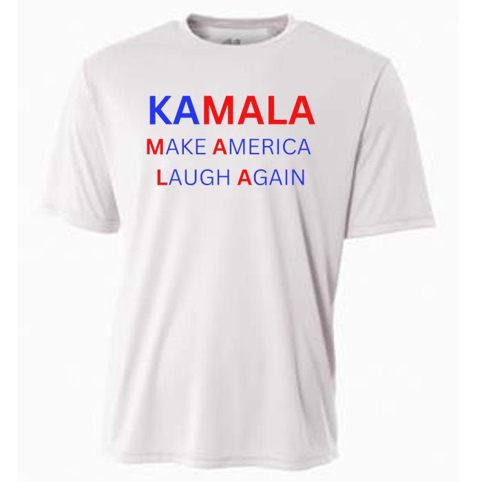 Make America Laugh Again Kamala Harris 2024 Cooling Performance Crew T-Shirt