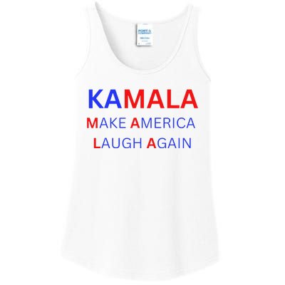 Make America Laugh Again Kamala Harris 2024 Ladies Essential Tank