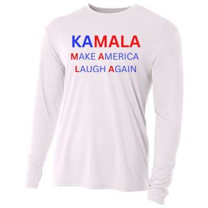 Make America Laugh Again Kamala Harris 2024 Cooling Performance Long Sleeve Crew