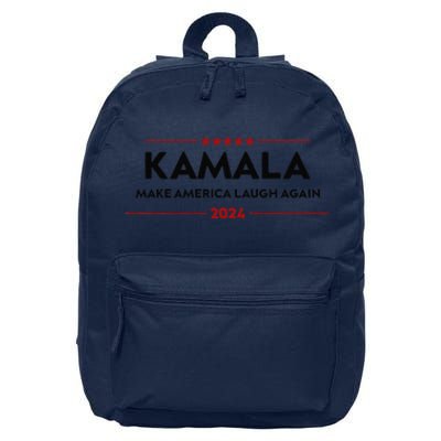 Make America Laugh Again Funny Kamala 2024 16 in Basic Backpack