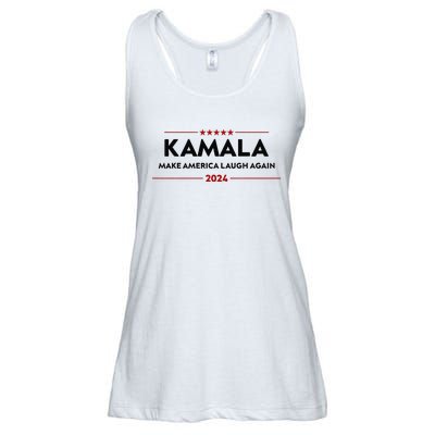 Make America Laugh Again Funny Kamala 2024 Ladies Essential Flowy Tank