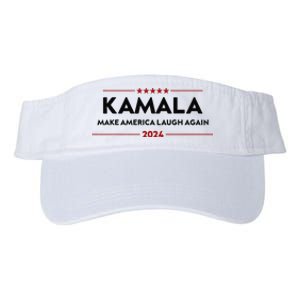 Make America Laugh Again Funny Kamala 2024 Valucap Bio-Washed Visor