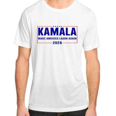 Make America Laugh Again American Flag Kamala 2024 Adult ChromaSoft Performance T-Shirt