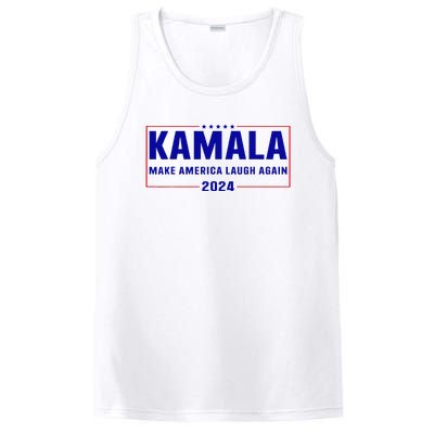 Make America Laugh Again American Flag Kamala 2024 PosiCharge Competitor Tank