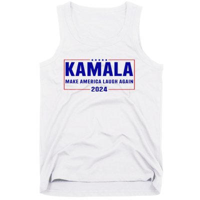 Make America Laugh Again American Flag Kamala 2024 Tank Top