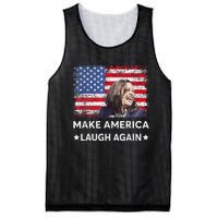 Make America Laugh Again Vote 2024 President Kamala Harris Mesh Reversible Basketball Jersey Tank