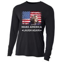 Make America Laugh Again Vote 2024 President Kamala Harris Cooling Performance Long Sleeve Crew