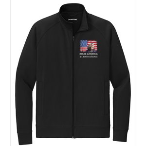 Make America Laugh Again Vote 2024 President Kamala Harris Stretch Full-Zip Cadet Jacket