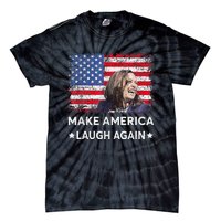 Make America Laugh Again Vote 2024 President Kamala Harris Tie-Dye T-Shirt