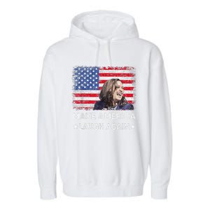 Make America Laugh Again Vote 2024 President Kamala Harris Garment-Dyed Fleece Hoodie