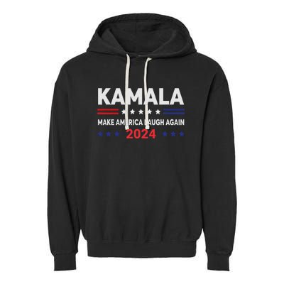 Make America Laugh Again 2024 Garment-Dyed Fleece Hoodie