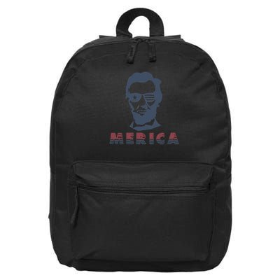 Merica Abe Lincoln 16 in Basic Backpack