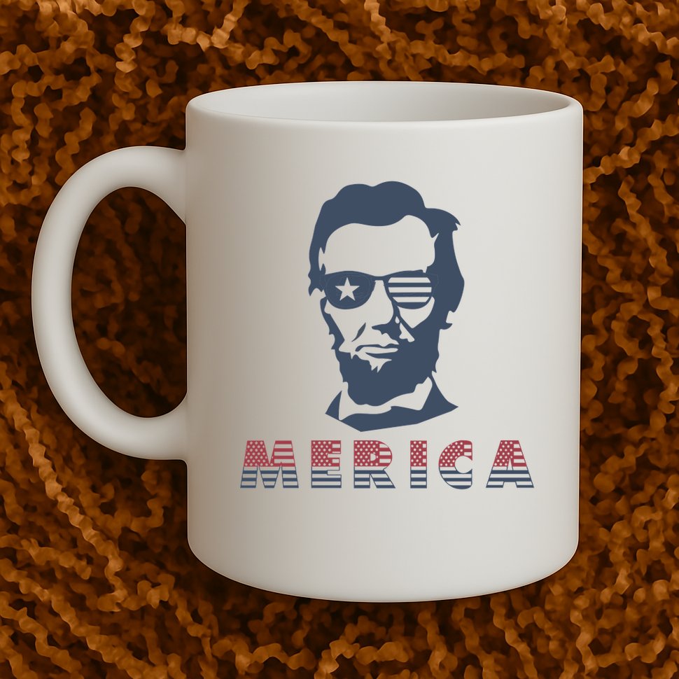 Merica Abe Lincoln Mug
