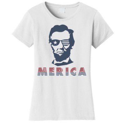 Merica Abe Lincoln Women's T-Shirt