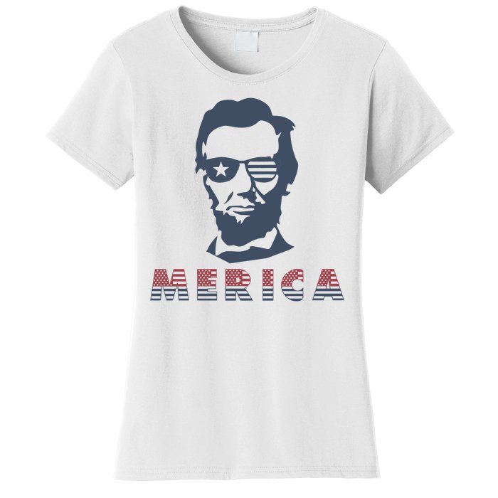 Merica Abe Lincoln Women's T-Shirt