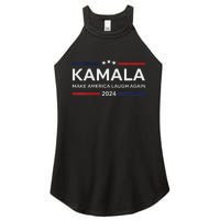 Make America Laugh Again American Flag 2024 V Neck Women's Perfect Tri Rocker Tank