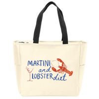 Martini And Lobster Diet Martini Aesthetic Fisherman Core Zip Tote Bag