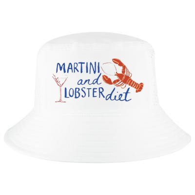 Martini And Lobster Diet Martini Aesthetic Fisherman Core Cool Comfort Performance Bucket Hat