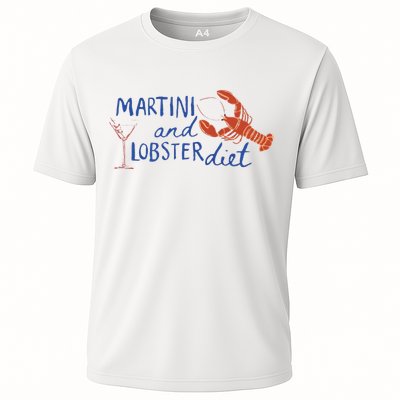 Martini And Lobster Diet Martini Aesthetic Fisherman Core Performance Shirt