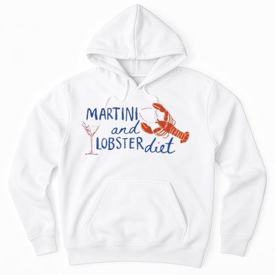 Martini And Lobster Diet Martini Aesthetic Fisherman Core Hoodie