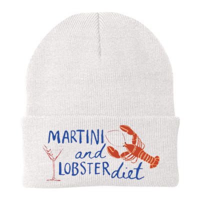 Martini And Lobster Diet Martini Aesthetic Fisherman Core Beanie