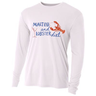 Martini And Lobster Diet Martini Aesthetic Fisherman Core Cooling Performance Long Sleeve Crew