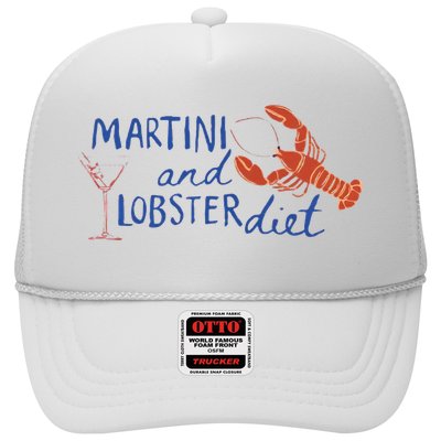 Martini And Lobster Diet Martini Aesthetic Fisherman Core Trucker Hat