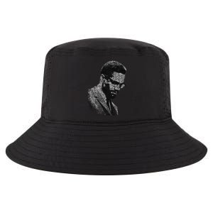 Malcolm X Black And White Portrait Cool Comfort Performance Bucket Hat