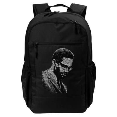 Malcolm X Black And White Portrait Backpack