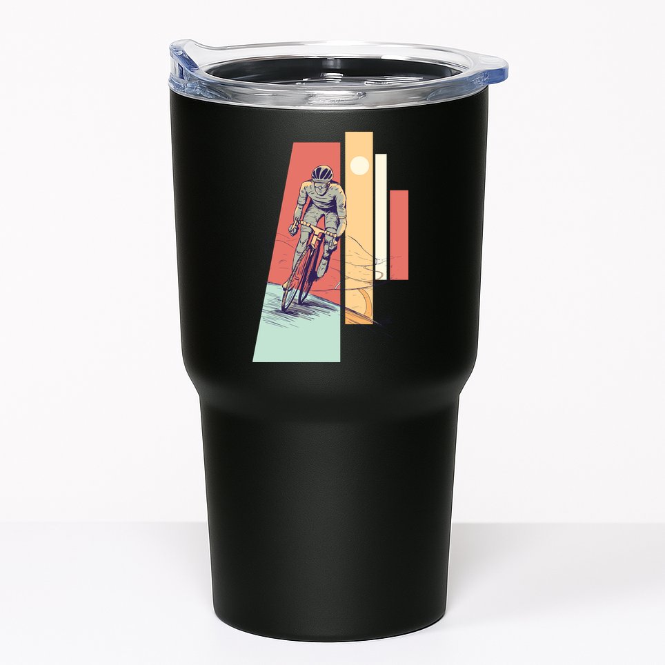 Male Cyclist Tumbler