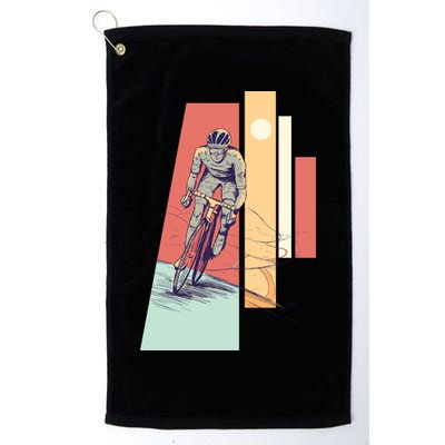 Male Cyclist Golf Towel
