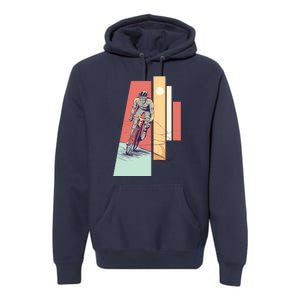 Male Cyclist Premium Hoodie