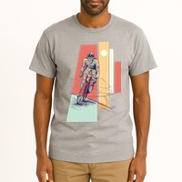 Male Cyclist Tall T-Shirt