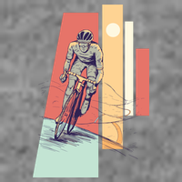 Male Cyclist Tall T-Shirt