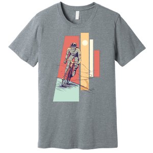 Male Cyclist Premium T-Shirt