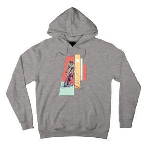 Male Cyclist Tall Hoodie