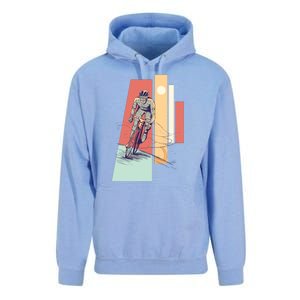 Male Cyclist Unisex Surf Hoodie