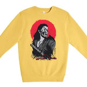 Male Japanese Warrior Premium Crewneck Sweatshirt