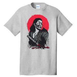 Male Japanese Warrior Tall T-Shirt