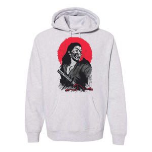 Male Japanese Warrior Premium Hoodie